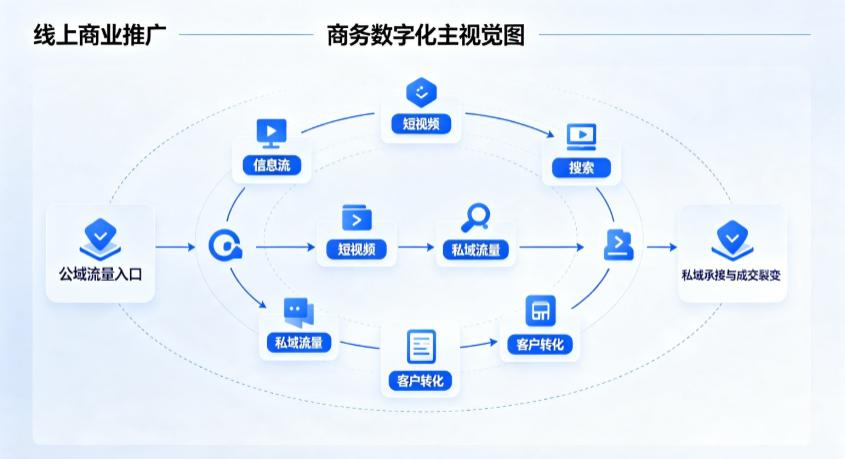 瓯海区线上商业推广怎么做？全域流量闭环搭建与低成本转化实战指南